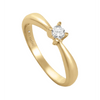 Anillo de compromiso Miloro 15 pts. Diamante natural. Klamore