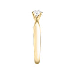 Anillo de compromiso Miloro 70 pts. Diamante natural. Klamore