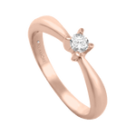 Anillo de compromiso Miloro 15 pts. Diamante natural. Klamore